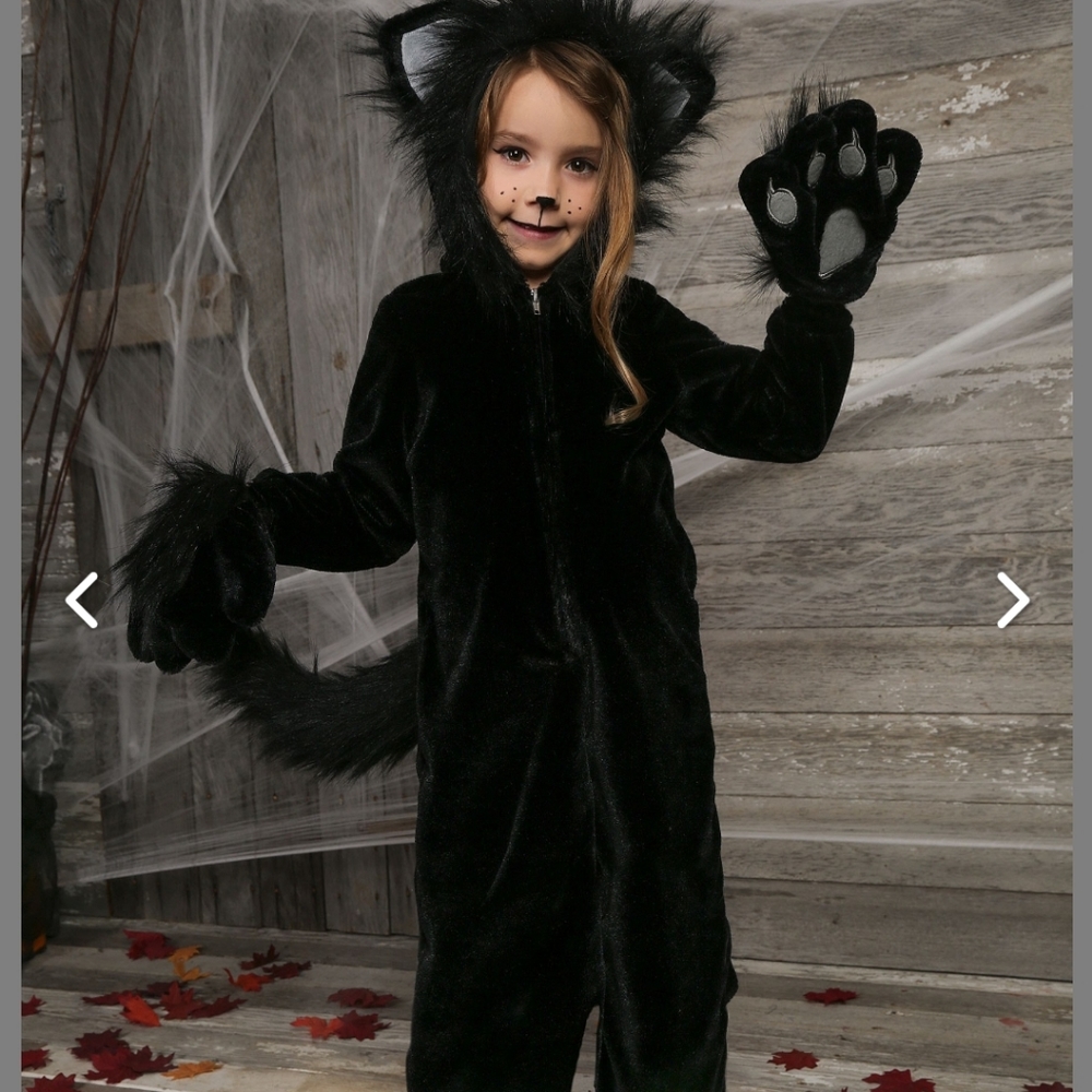 Kids Black Cat Costume